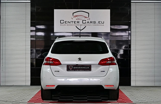 Peugeot 308 cena 47777 przebieg: 133000, rok produkcji 2016 z Sanok małe 667